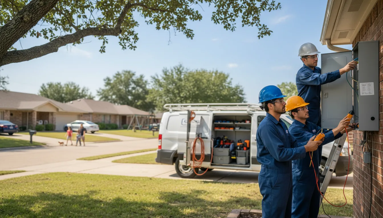 Certified electrician providing emergency electrical services in Logan, OH